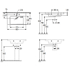 Villeroy&Boch Subway 3.0 Раковина 80х47х16.5см., 1 отв., подвесная, CeramicPlus, без перелива, цвет: белый камень
