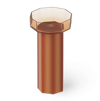 Dea Design Pedestal Basin Раковина 48x45.6x90см., напольная, без отв., Glasstech, прозрачная смола, цвет: Sunset R1