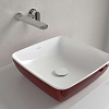 Villeroy&Boch Artis Раковина 41x41x13см., накладная, цвет: Bordeaux