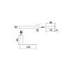 Treemme TAG# Quadra Держатель туалетной бумаги, подвесной, цвет: золото