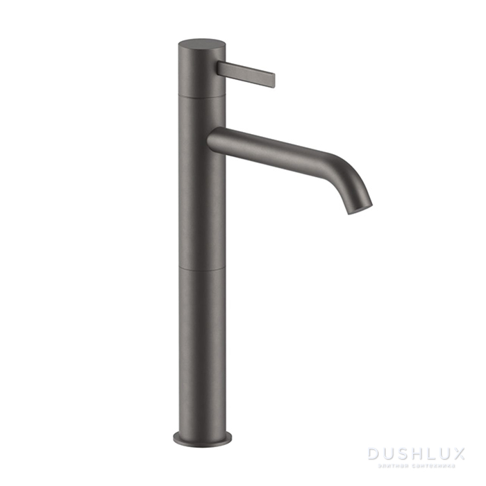 Фото Fantini AF/21 Смеситель для раковины, 1 отв., излив 184 мм, цвет: Matt Gun Metal PVD