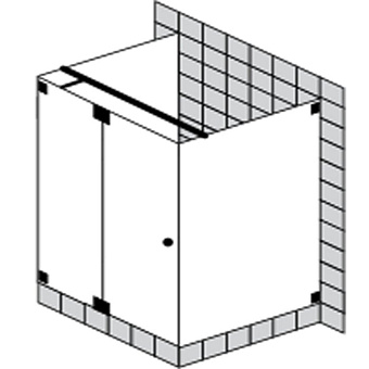 Sprinz Omega Душевое ограждение 100x100x200см.