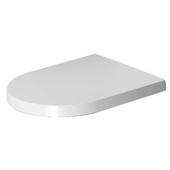 Duravit Me by Starck Сиденье для унитаза, с микролифтом, нерж. сталь, цвет: белый