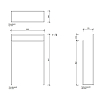 Decor Walther HT 10 Полотенцедержатель 60x91.5см, напольный, цвет: хром