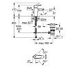 Grohe BauFlow, Смеситель для раковины, цвет: хром