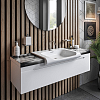 Kerasan Inka Project Раковина 60x40 см, 1 отв., накладная, цвет: белый глянцевый