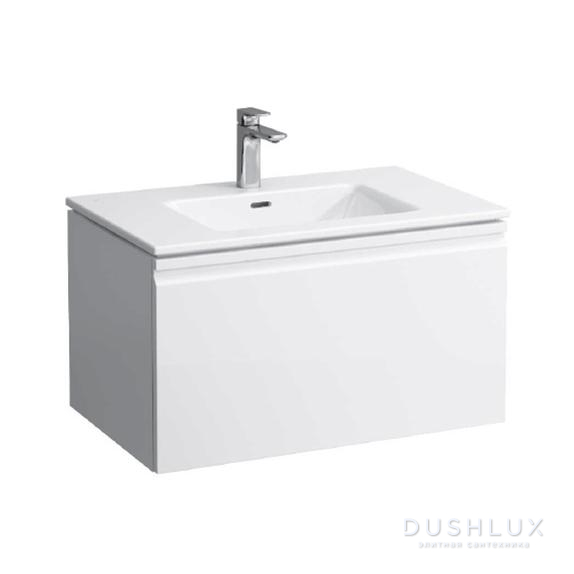 Фото Laufen Pro S Тумба с раковиной 80х50х46см, подвесная, цвет: белый глянцевый