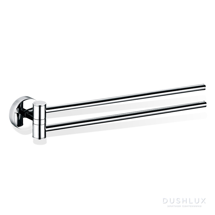 Фото Decor Walther Basic HTH2 Полотенцедержатель двойной 40см, поворотный, подвесной, цвет: хром