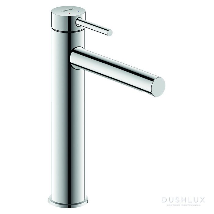 Фото Duravit Circle L Смеситель для раковины, на 1 отв., высокий, цвет: хром