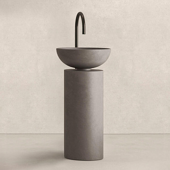 Noorth milldue edition SABA 45 Раковина напольная Ø45x90см, слив в пол, без отв., цвет: Antracite