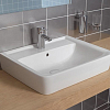 Geberit Renova Nr.1 Plan Раковина 55x44см., подвесная, 1 отв., цвет: белый