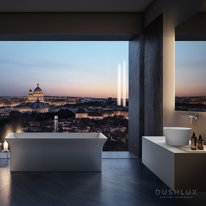 Фото Ideal Standard La Dolce Vita Раковина d34хh20см., накладная, без отв., с крепежом, цвет: белый глянец