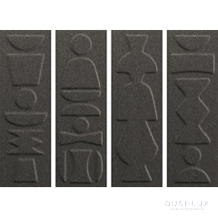 Фото 41zero42 Nok Керамическая плитка 6,5x20см., настенный, цвет: Nok Totem Ebony