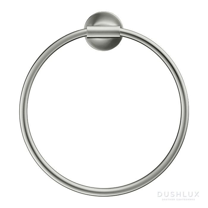 Фото Duravit Starck T Полотенцедержатель-кольцо, подвесной, цвет: Stainless steel Brushed