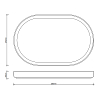 Decor Walther OF.LINE TAB M Поднос, настольный, цвет: Dune
