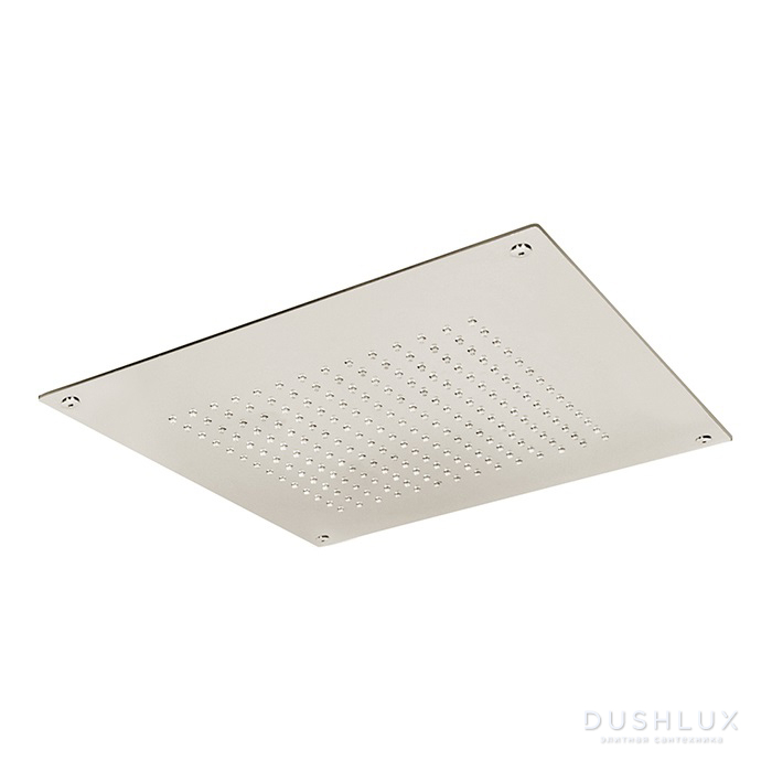Фото Cisal Zen Shower Верхний душ 40х40см., встраиваемый, потолочный, цвет: полированная нержавеющая сталь матовая