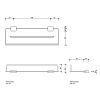 Decor Walther DA 35 Душевая полочка 35x12.5x5см, подвесная, цвет: хром