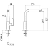 Dornbracht Elio Смеситель для раковины, на 1 отв., цвет: хром
