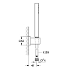 Grohe Euphoria Cube Stick Душевой гарнитур, настенный, цвет: хром