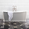 Devon&Devon Prestige Плитка из натурального камня 60x60см, универсальная, мрамор, prestige 8, цвет: black marquinha/crema marfil