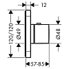 Axor Citterio E Термостат 12 x 12, скрытый монтаж, цвет: хром