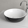 Villeroy&Boch Artis Раковина 43x43x13см., накладная, цвет: черный/белый