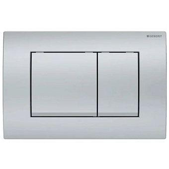 Geberit Delta30 Клавиша смыва для унитаза, двойной смыв, цвет: хром матовый