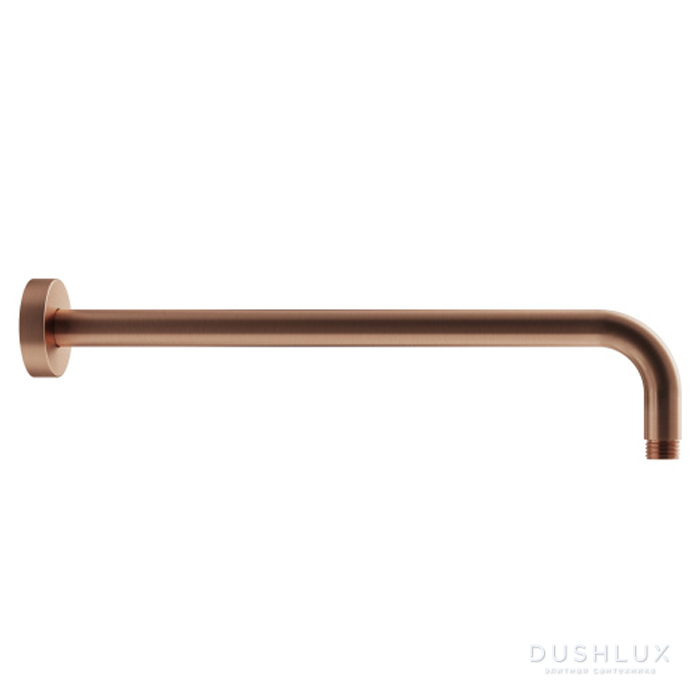 Фото Plumberia Selection IXO Кронштейн для верхнего душа 40см., цвет: брашированая медь