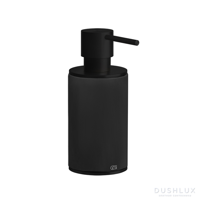 Фото Gessi 316 Дозатор для жидкого мыла, настольный, цвет: черный/Black XL