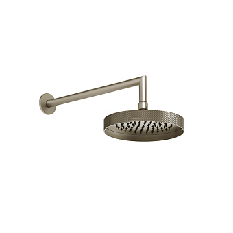 Gessi Anello Верхний душ, настенный, с шарниром, D:21.8 см., цвет: Finox Brushed Nickel