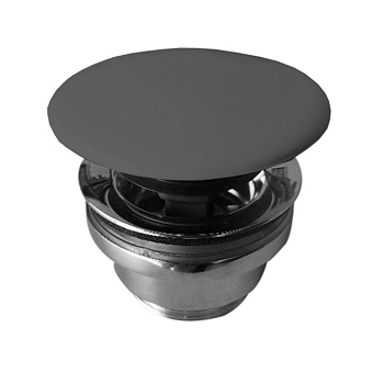 Flaminia Донный клапан Stop&Go для раковины с керамической крышкой, цвет: Carbone