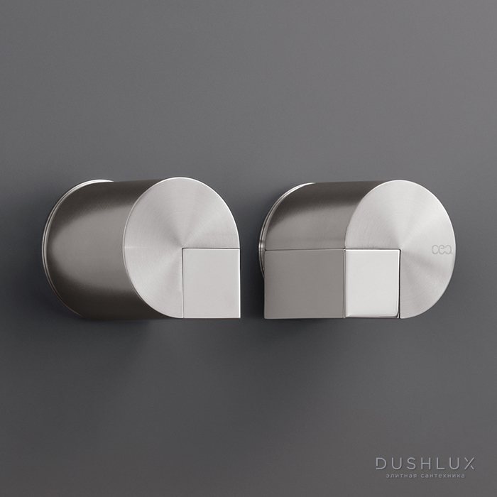 Фото CEA Design DUET Смеситель для душа, настенный, цвет: нержавеющая сталь