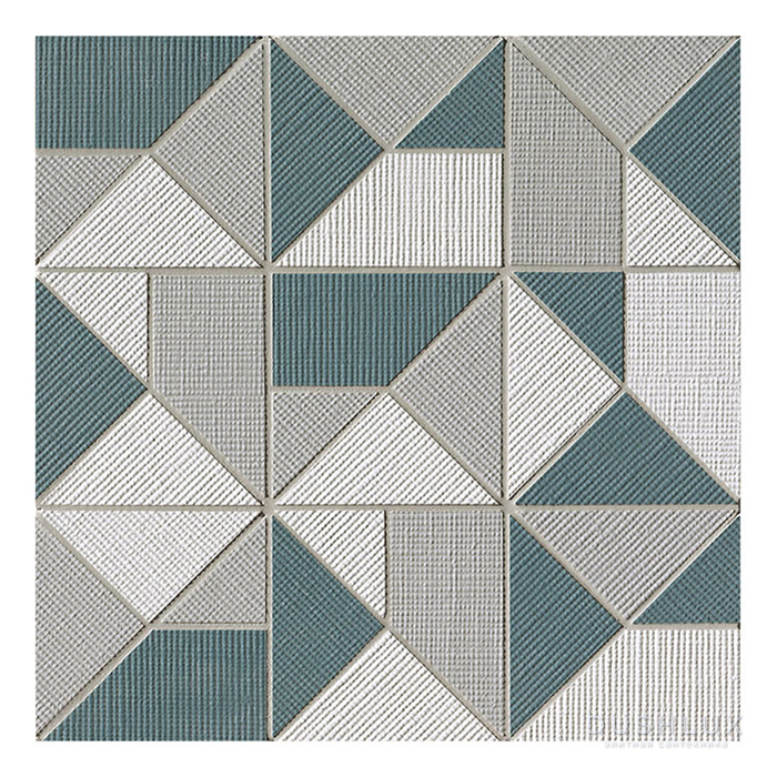 Фото Fap Milano&Wall Керамическая плитка 30,5х30,5см., настенная, для ванной, мозаикаorigami, цвет: cielo