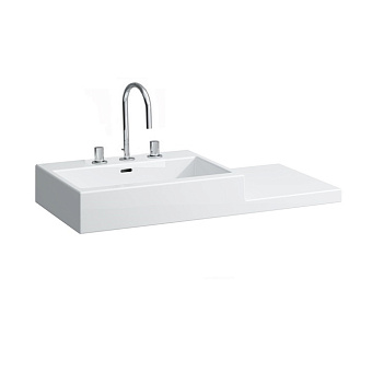 Laufen Living Раковина 100x46x14 см, 3 отв., цвет: белый