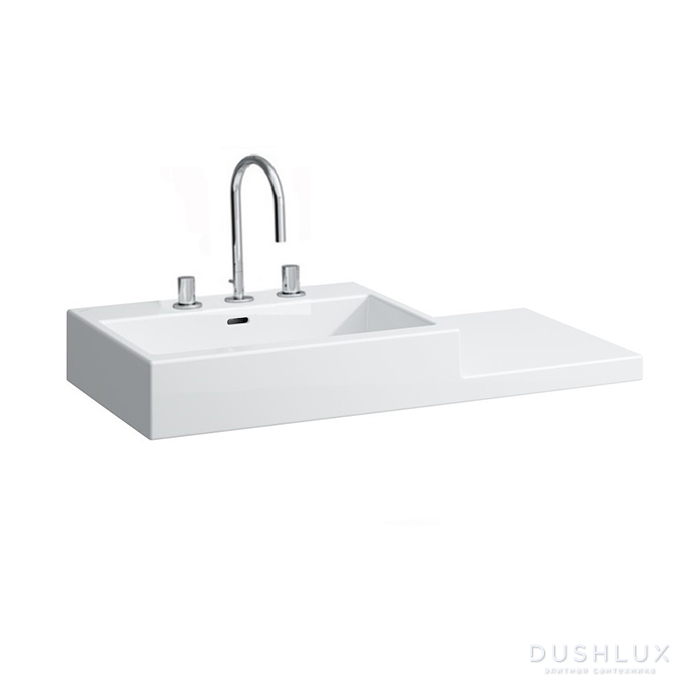Фото Laufen Living Раковина 100x46x14 см, 3 отв., цвет: белый