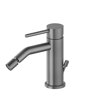 Newform X-Steel 316 Смеситель для биде, 1 отв., с донным клапаном, цвет: PVD Brushed gun metal