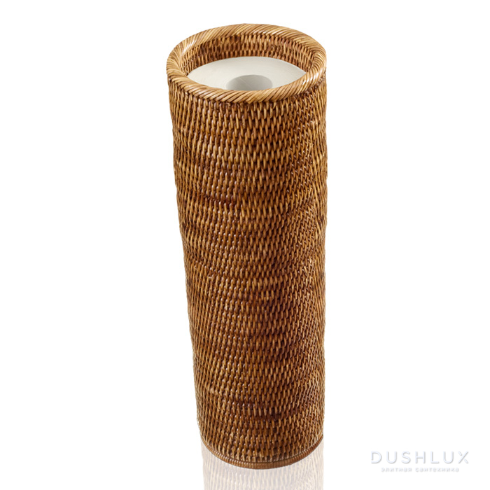 Фото Decor Walther Basket ERH Держатель запасного рулона 16x44.5см, цвет: ротанг темный