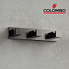 Colombo Look Крючок тройной LC37, цвет: PVD графит матовый