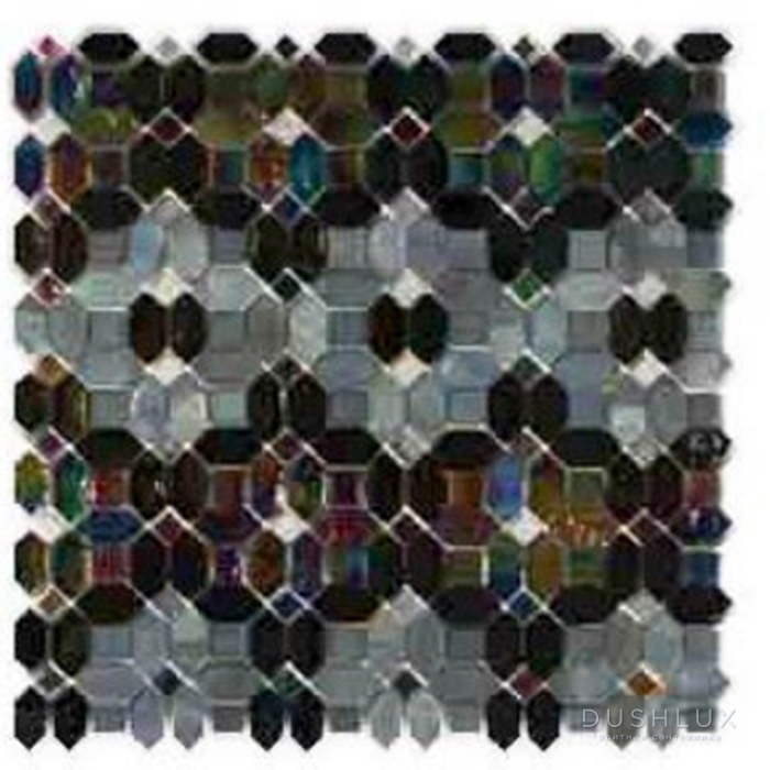 Фото Sicis Crystal Friendly Мозаика 30.5x30.4см, настенная, стекло, декор: delhi dark
