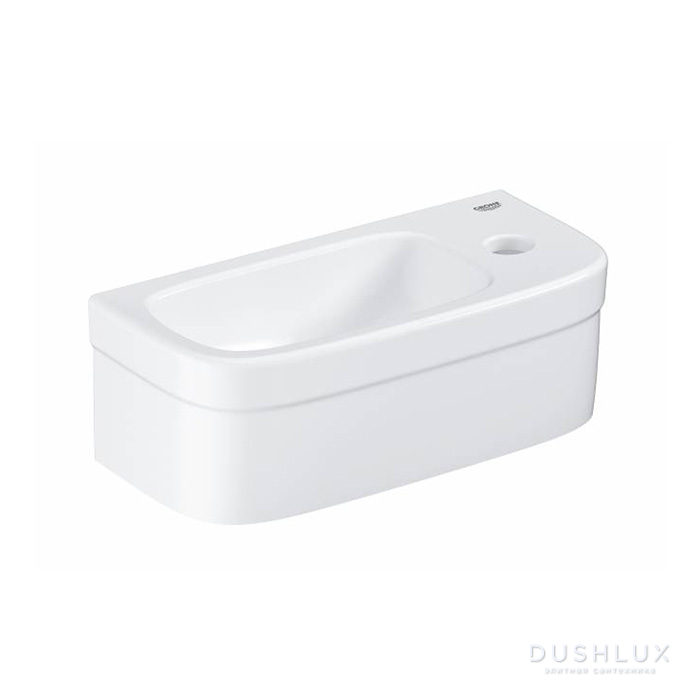 Фото Grohe Euro Ceramic Раковина 37 см, 1 отв., подвесная, цвет: белый
