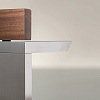 CEA Design BAR Смеситель для раковины, 1 отв., прогрессивный, цвет: нержавеющая сталь/Тик Бирманский