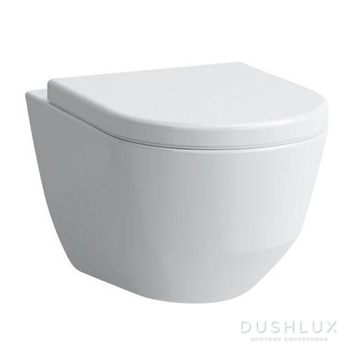 Фото LAUFEN Pro Унитаз подвесной, безободковый 53x36x34см, цвет: белый