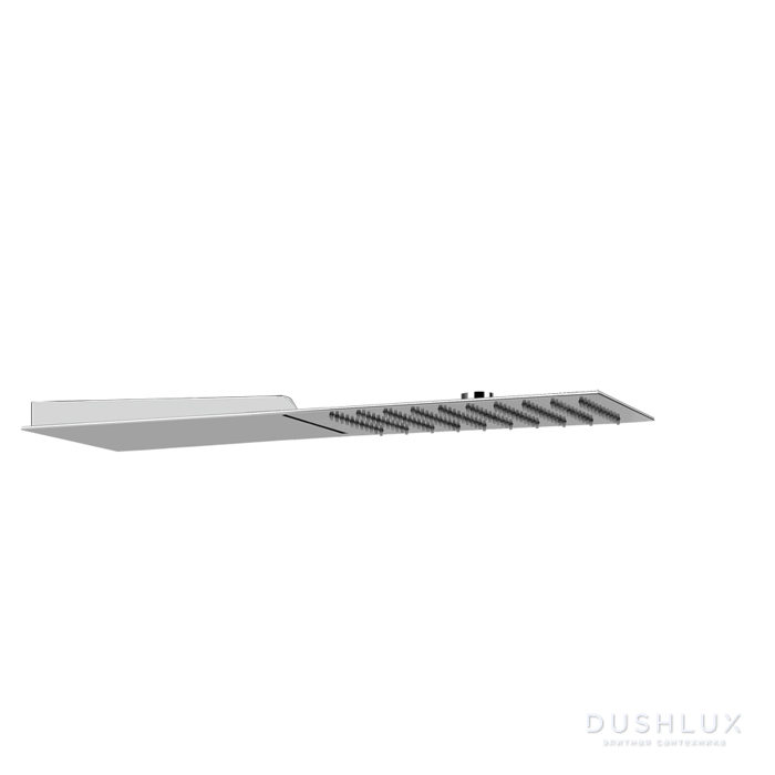 Фото Gessi Tremillimetri Верхний душ 195х550 мм., для настенного монтажа, цвет: Steel Brushed