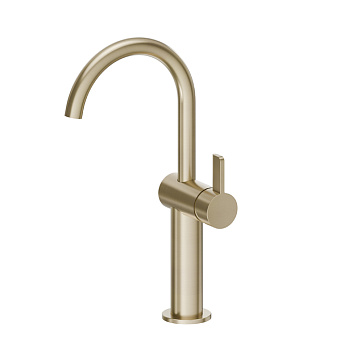 Newform Blink Chic Смеситель для раковины, 1 отв., цвет: PVD Br. Pale Gold