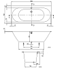 Villeroy&Boch Oberon 2.0 Ванна встраиваем 180x80см., прямоугольная, цвет: белый