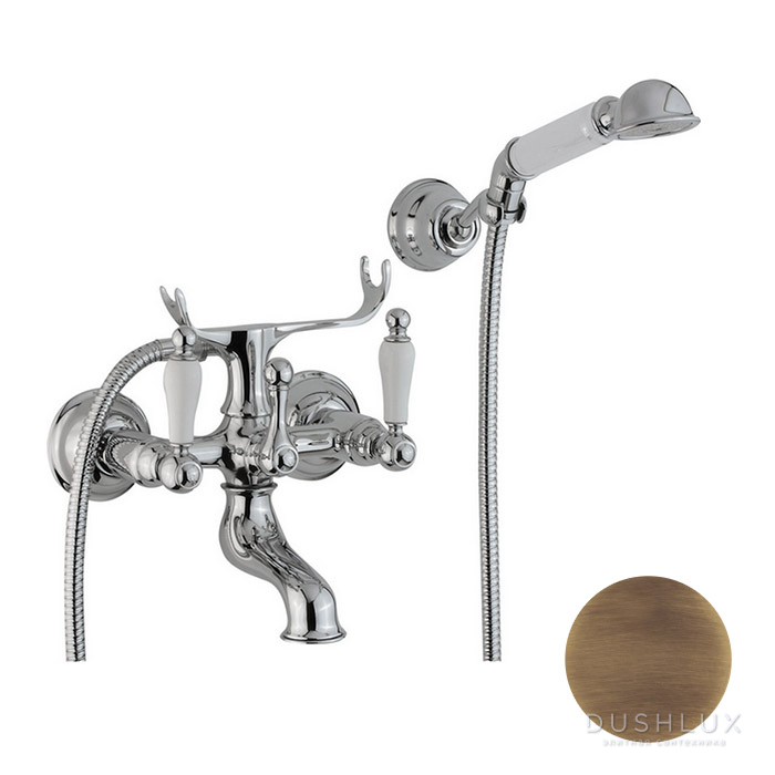 CISAL Arcana Toscana Смеситель настенный для ванны/душа с ручной лейкой ...