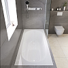 Dushlux Lofo Ванна встраиваемая 170x75см, искусственный камень Solid Surface, цвет: белый матовый