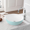 Villeroy&Boch Artis Раковина 43см., накладная, без отв., без перелива, цвет: белый/голубой