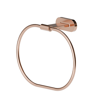 Newform Accessori tondi Полотенцедержатель - кольцо, цвет: PVD copper bronze