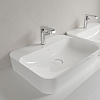 Villeroy&Boch Finion Раковина 60х44.5 см, 1 отв., с переливом, с антигрязевым покрытием CeramicPlus, цвет: белый